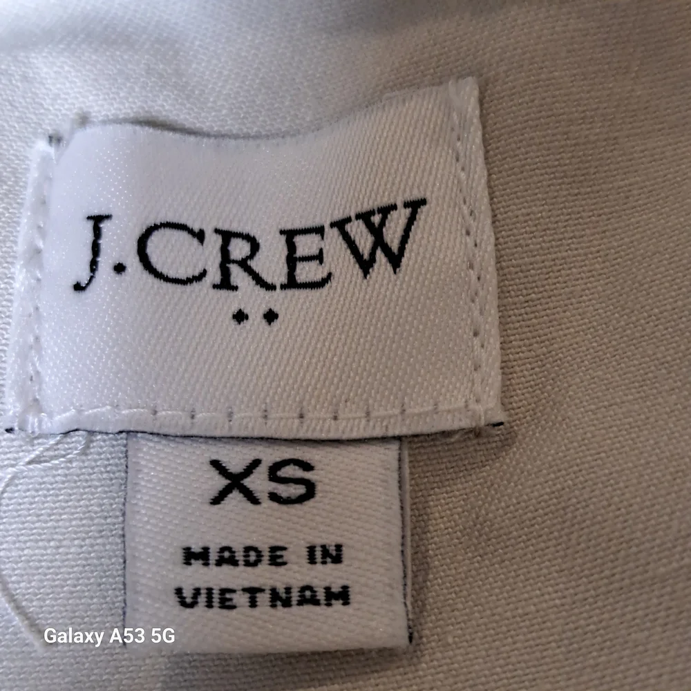 J. Crew Beige Utility Jacket with Brass Buttons